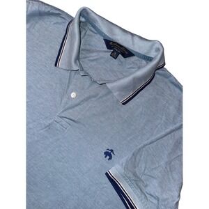 Brooks Brothers‎ Supima Cotton Slim Fit Polo Shirt Mens XL Light Blue